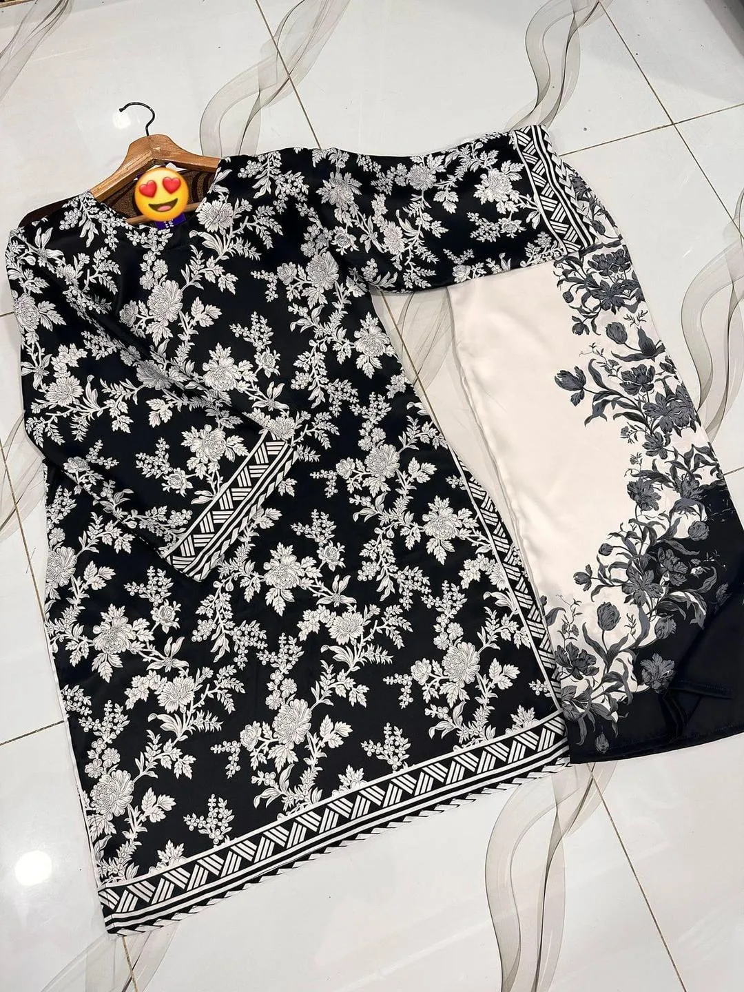 New Printed Arrival ?? Most Trending Article? Front And Back Allover Digital Printed Cord Set 2Pcs Medium size