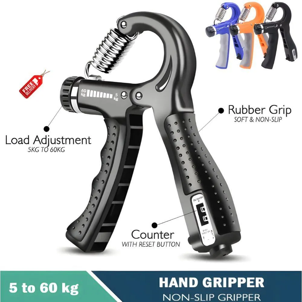 Adjustable Hand Gripper 5-60Kg With Counter