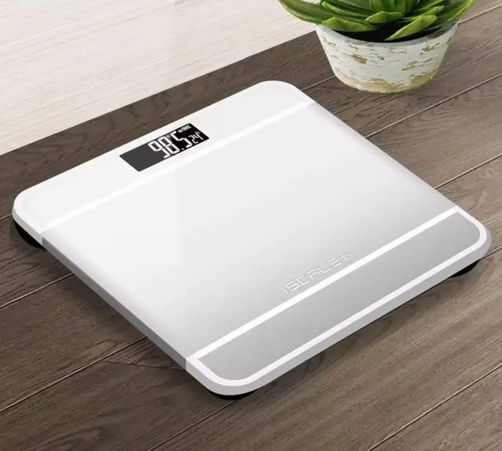 Digital Weight Scale For Home Use, Toughened Glass, Multicolor