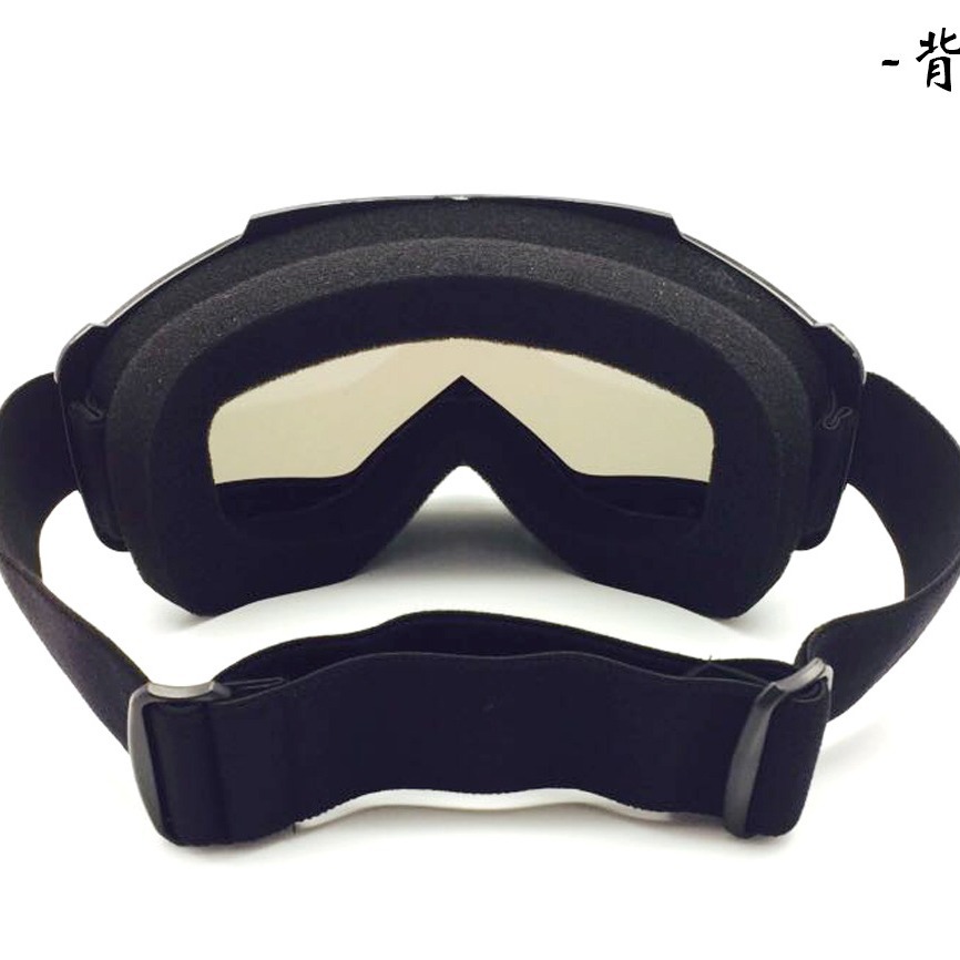 Motorcycle Goggles Windproof Black Frame TPU PC Lens
