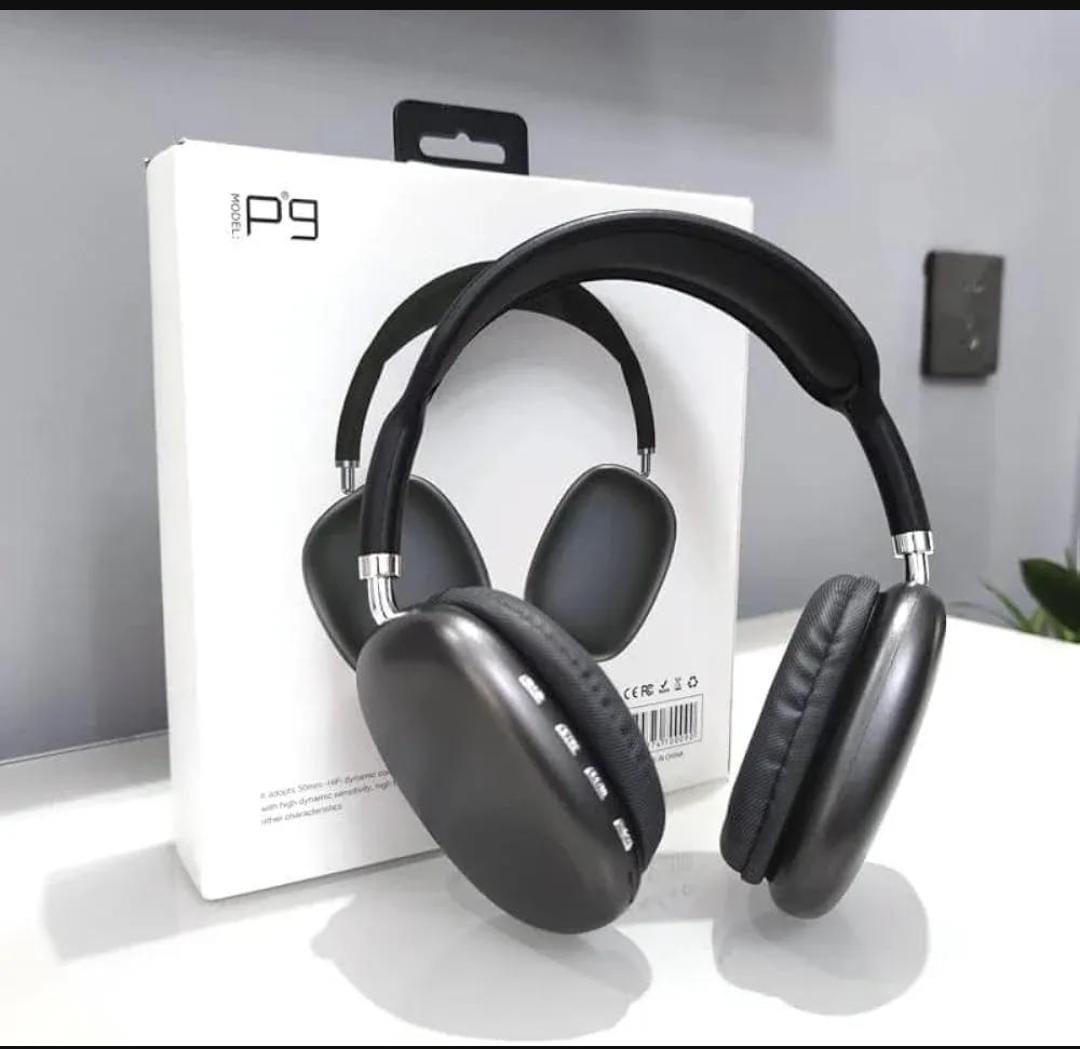 P9 Headphone Black Over Ear ANC Bluetooth 5.3